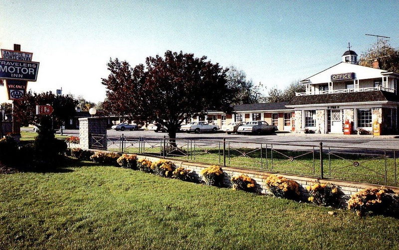 Travelers Motor Inn (New City Motel) - Vintage Postcard